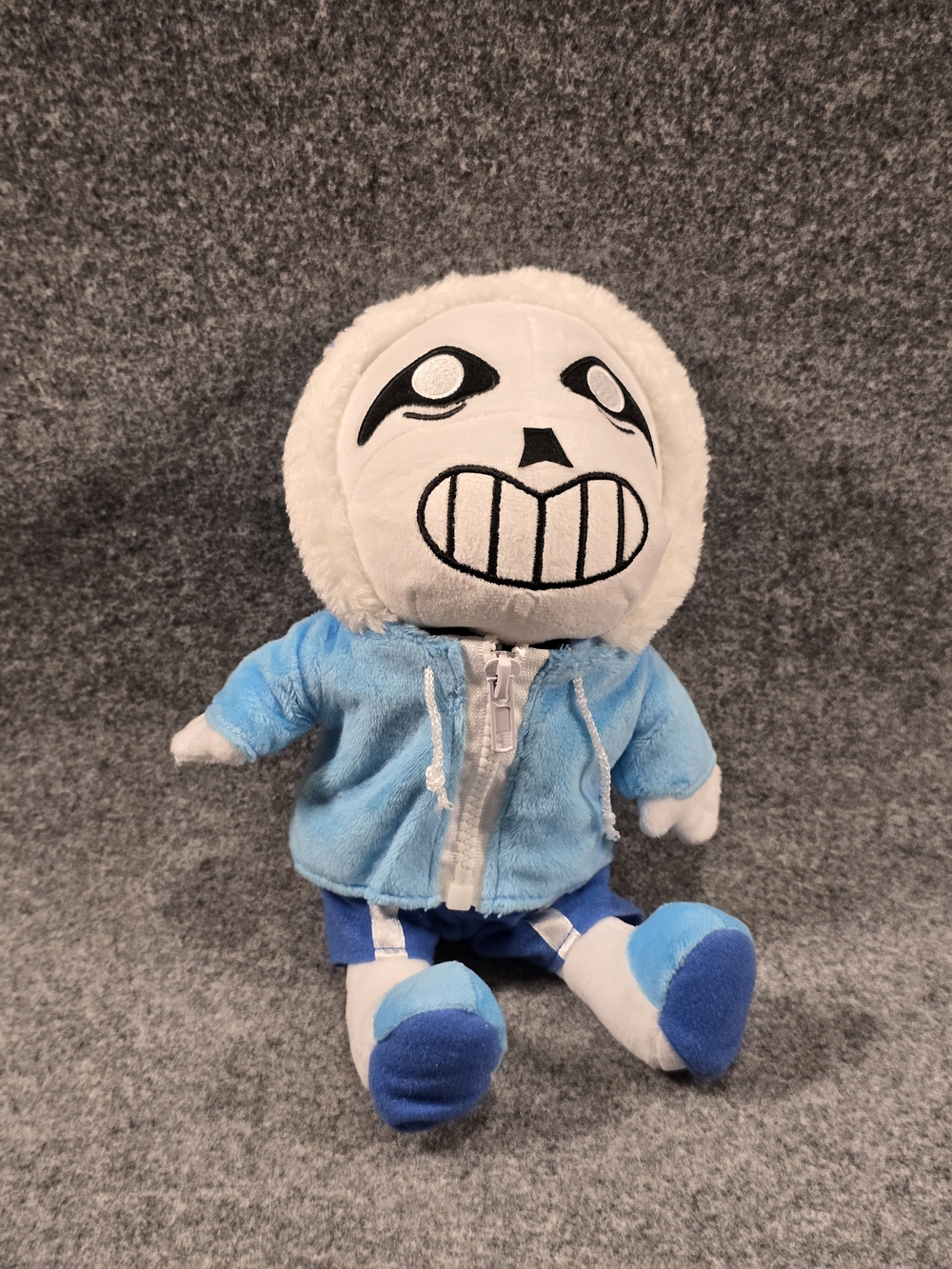 Undertale Sans Plush Doll in Light Blue Hoodie - Kids Toys